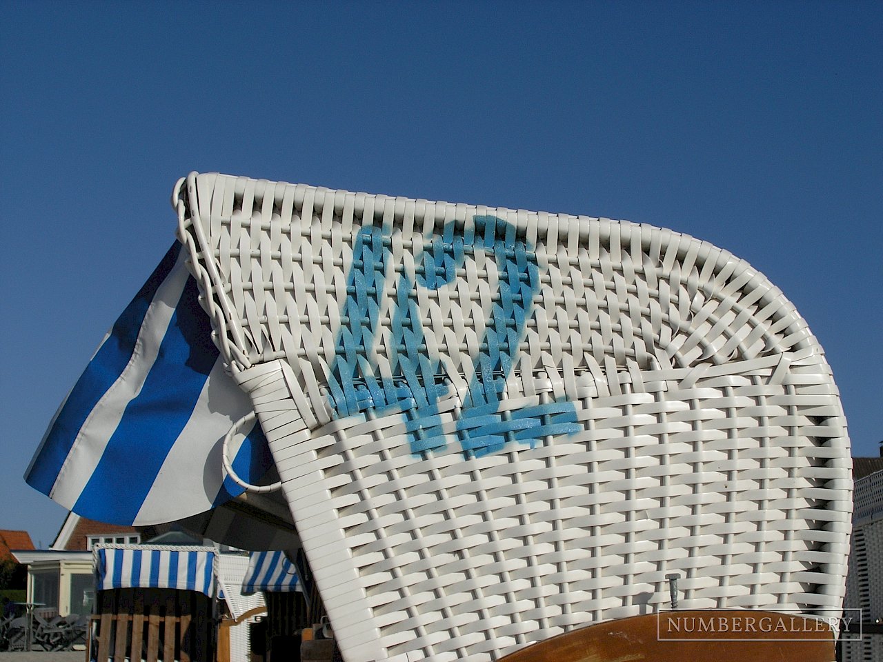 Strandkorb an der Ostsee