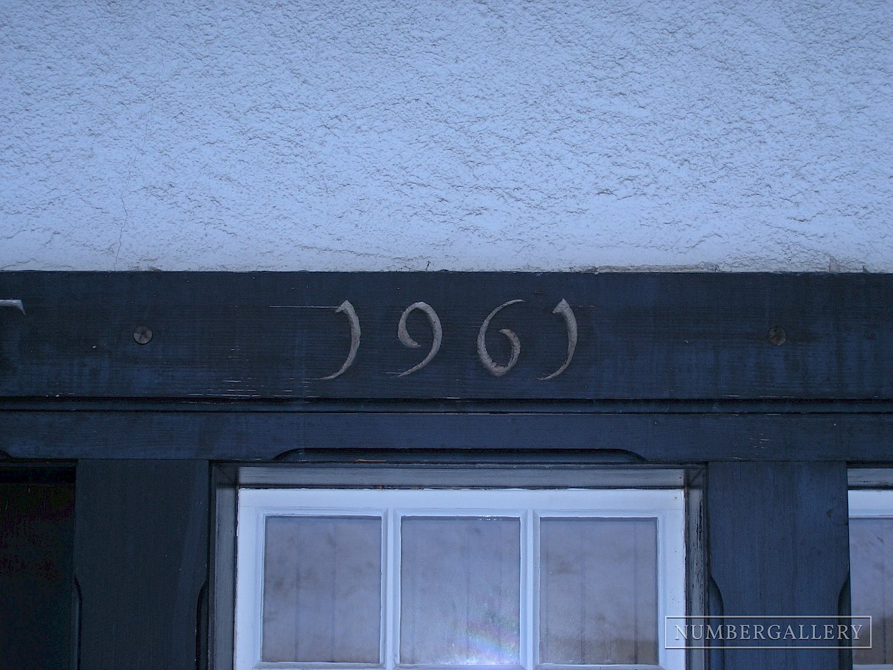 Eingraviertes Baujahr