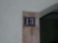 Hausnummer in Bautzen