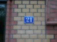 Hausnummer in Görlitz