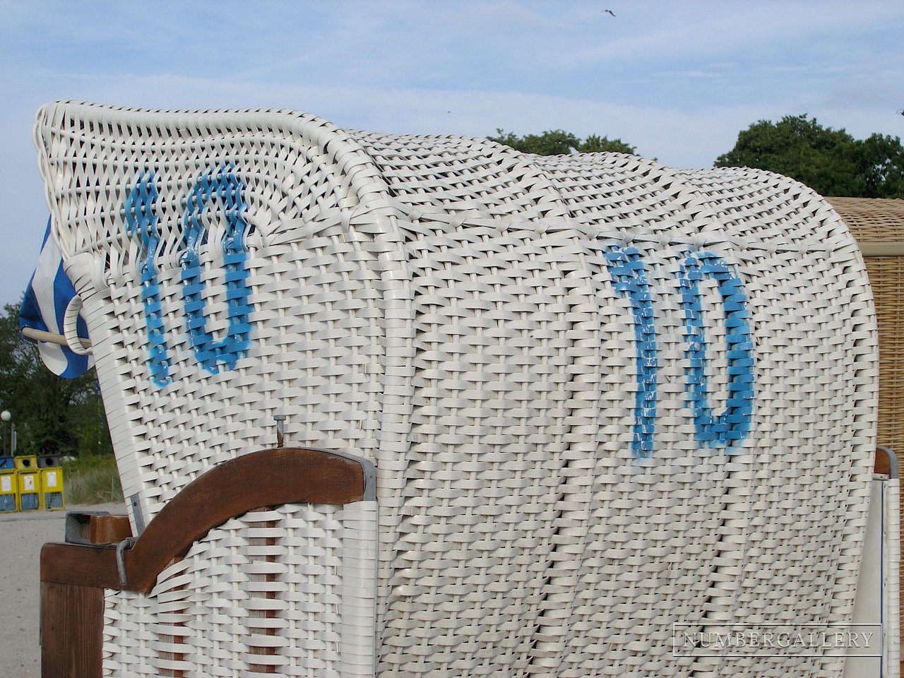 Strandkorb an der Ostsee