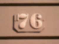 Hausnummer in Frankfurt am Main