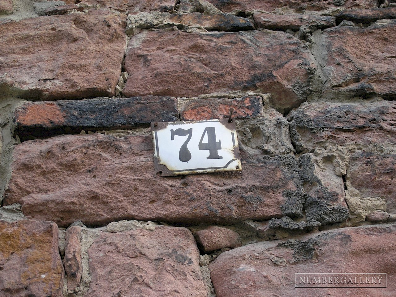 Hausnummer in Heidelberg