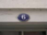 Hausnummer in Luzern