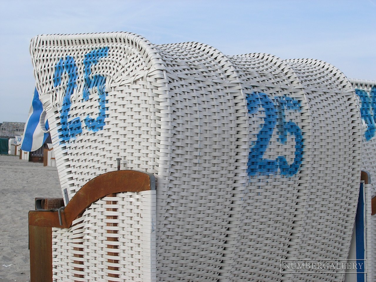 Strandkorb an der Ostsee