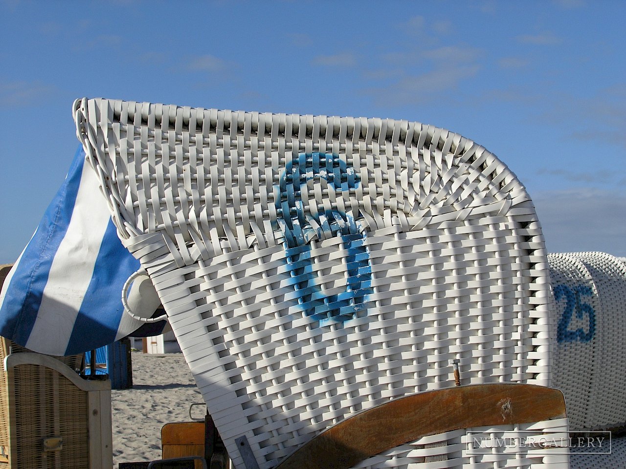 Strandkorb an der Ostsee