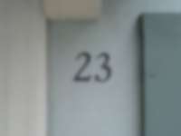 Hausnummer in Zürich