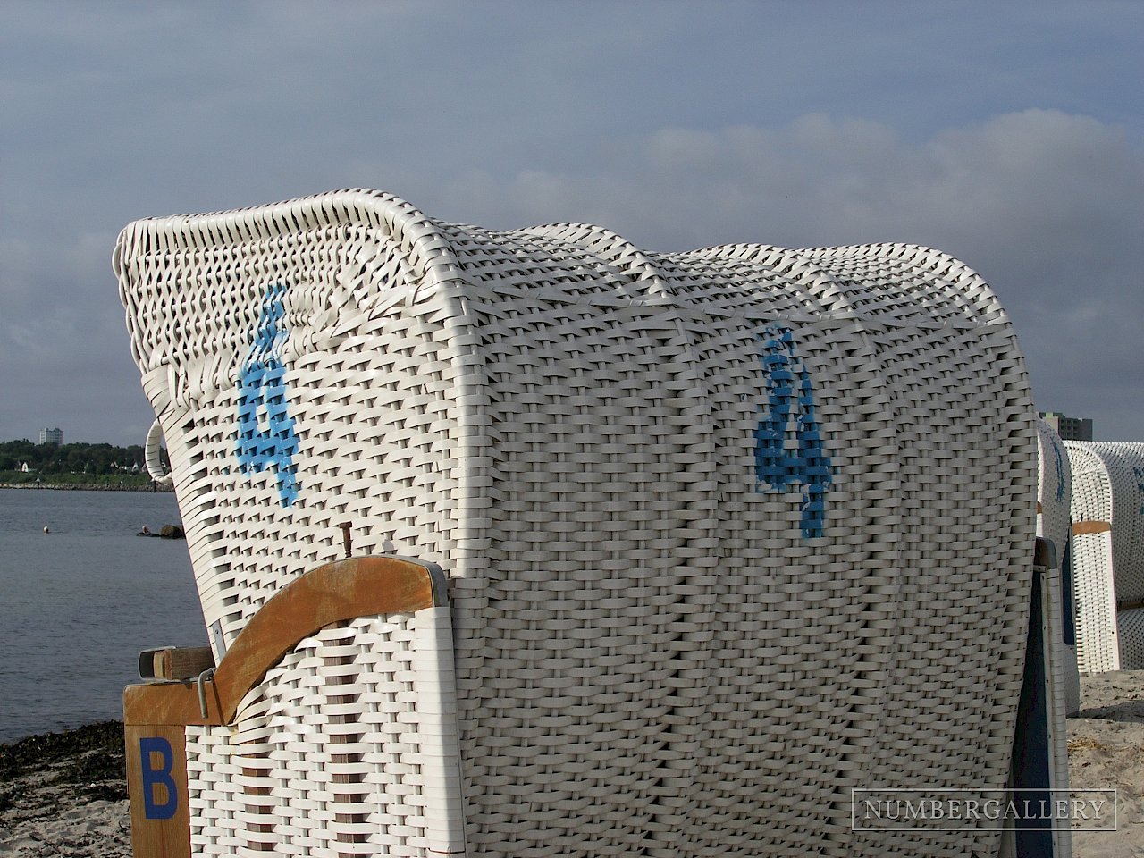 Strandkorb an der Ostsee