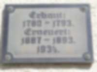 Gedenktafel an der Kirche in Cunewalde