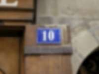 Hausnummer in Genf / Genève