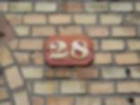 Hausnummer in Mainz