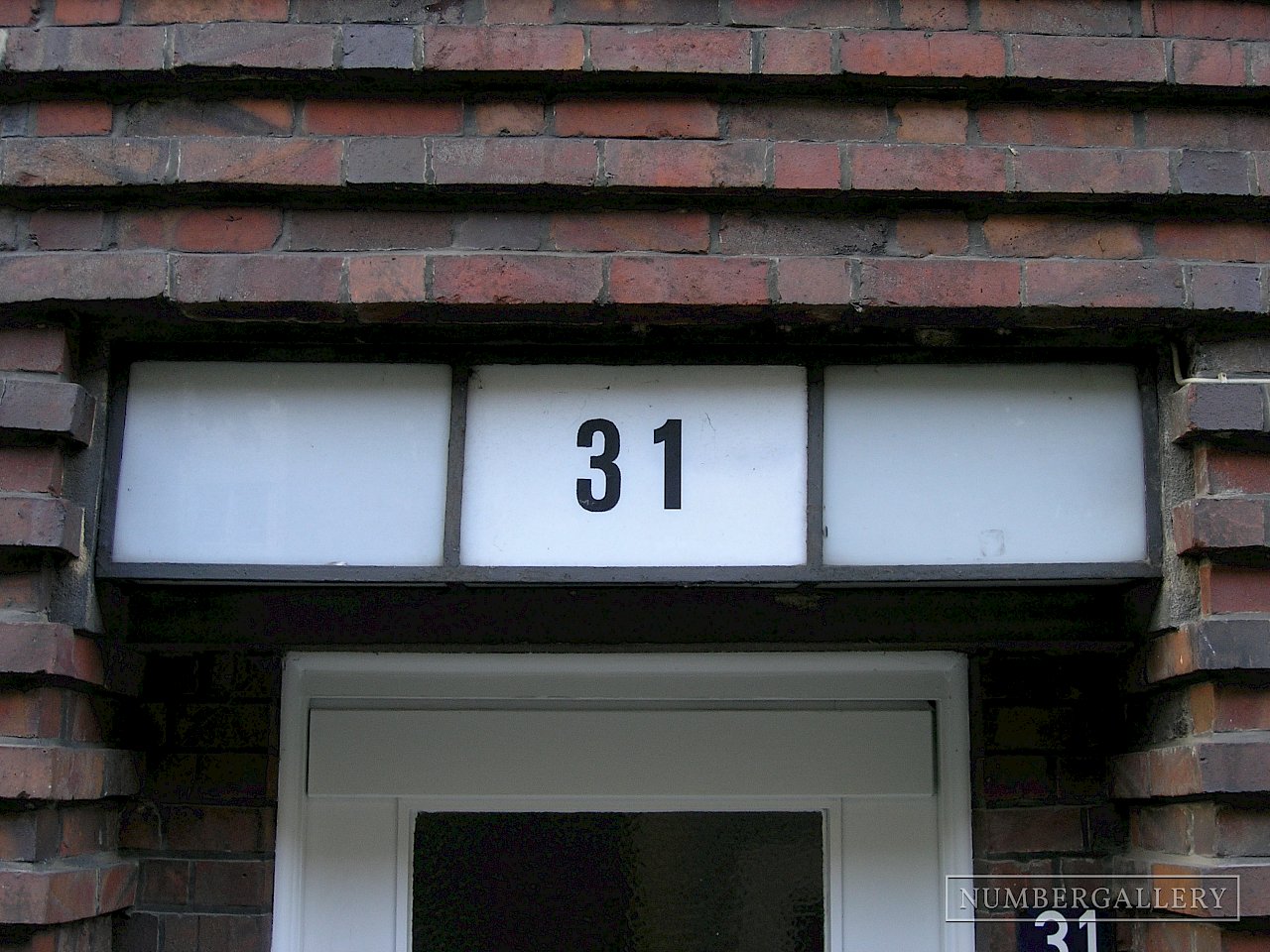 Hausnummer in Hamburg