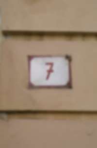 Hausnummer in Bratislava