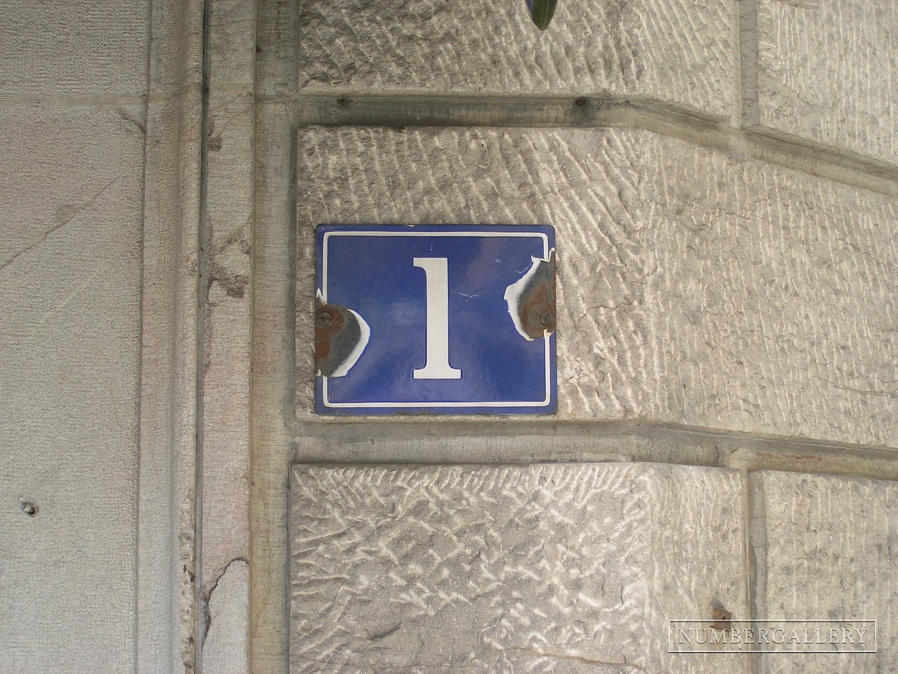 Hausnummer in Lauterbrunnen