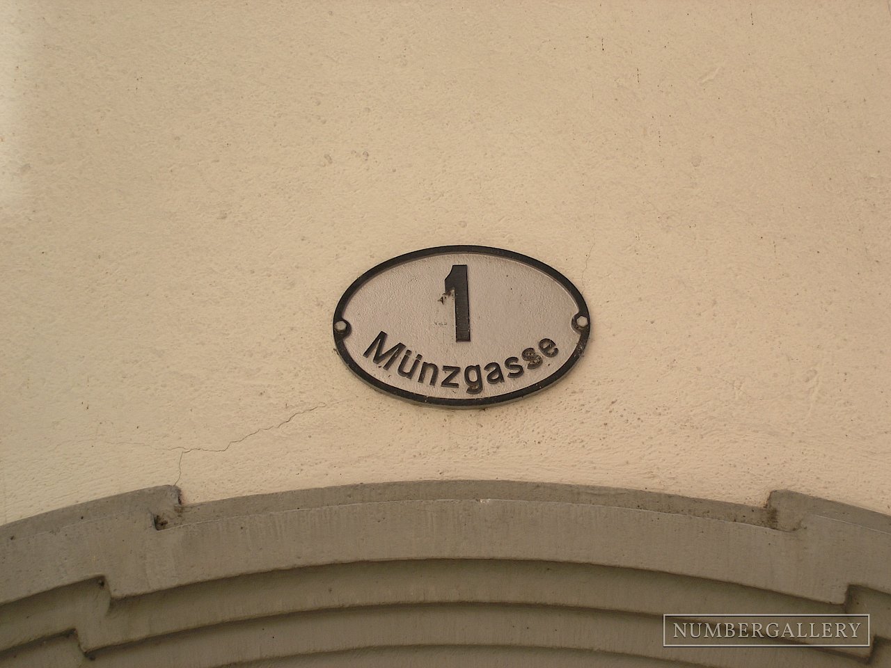 Hausnummer in Luzern