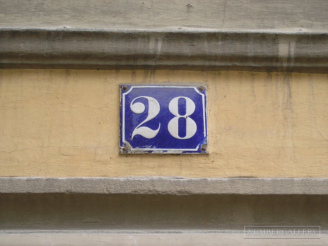 Hausnummer in Bamberg