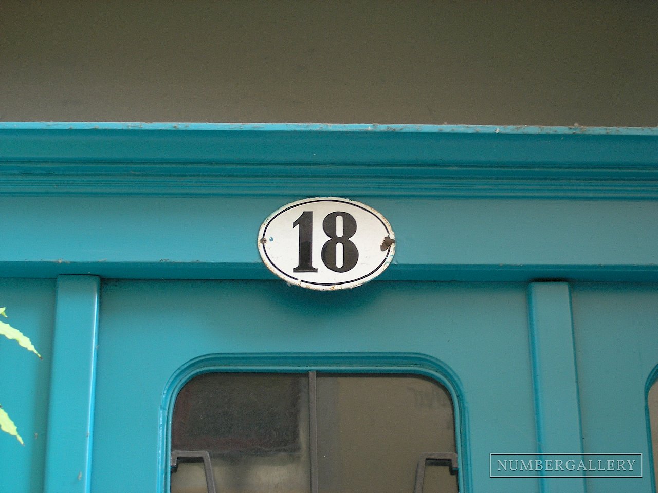 Hausnummer in Konstanz