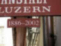 Schild in Luzern