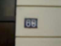 Hausnummer in Hamburg