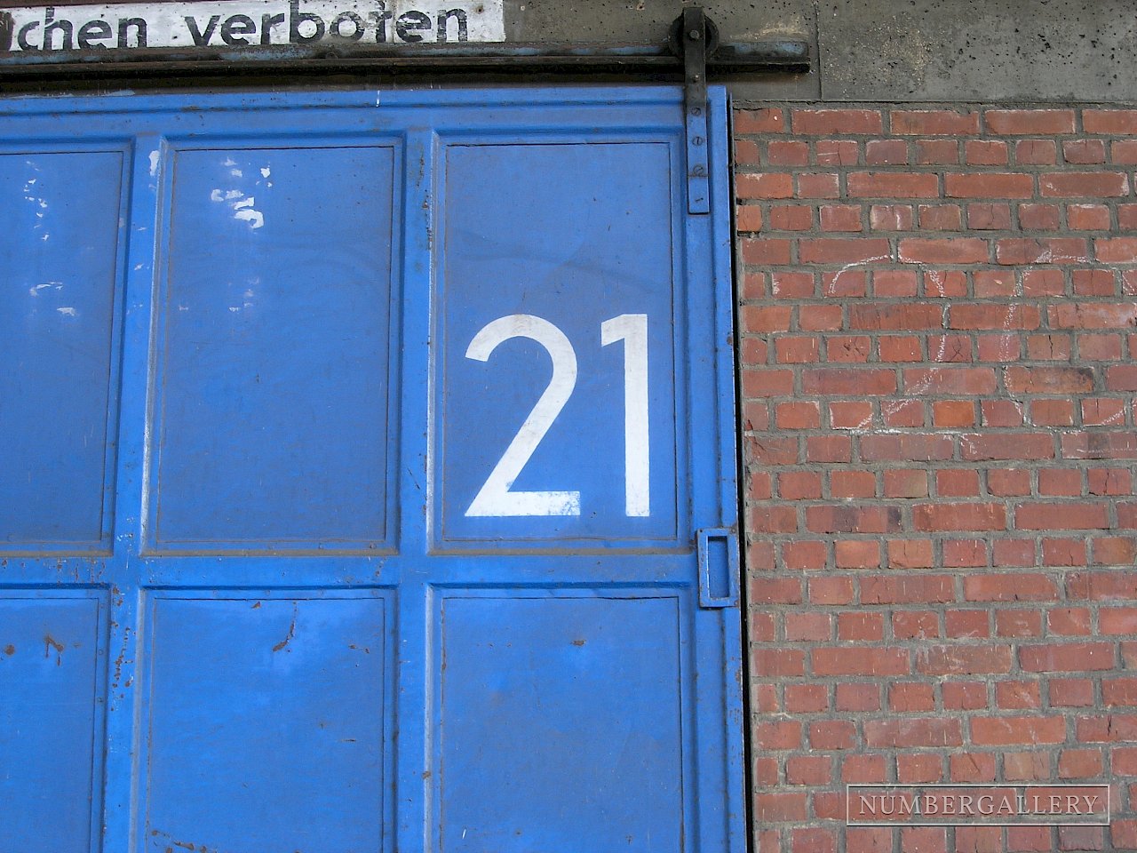 Hallentor-Nummer in Hamburg