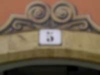 Hausnummer in Neuchâtel / Neuenburg