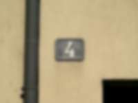 Hausnummer in Lugano