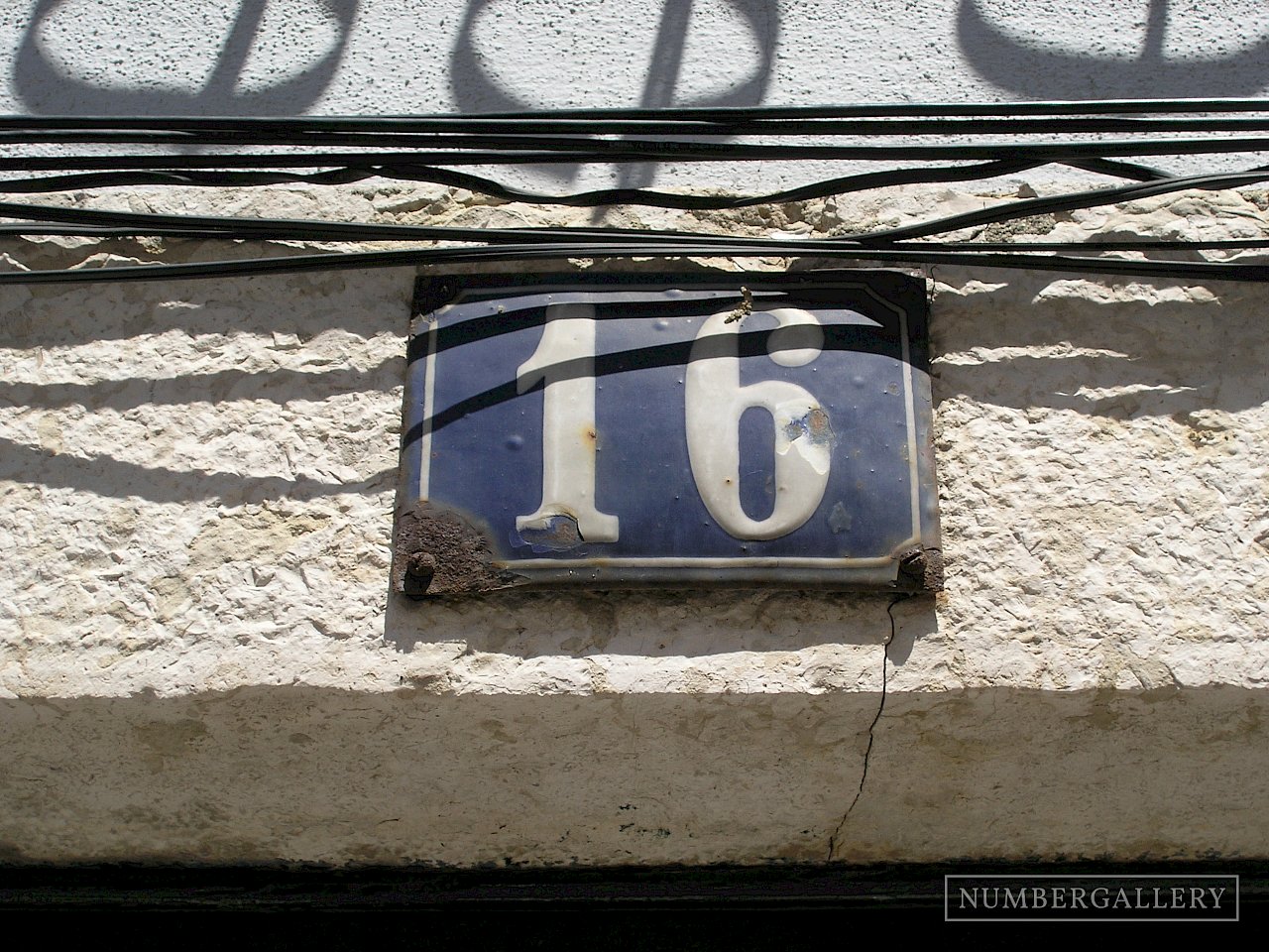 Verkabelte Hausnummer in Lisboa / Lissabon