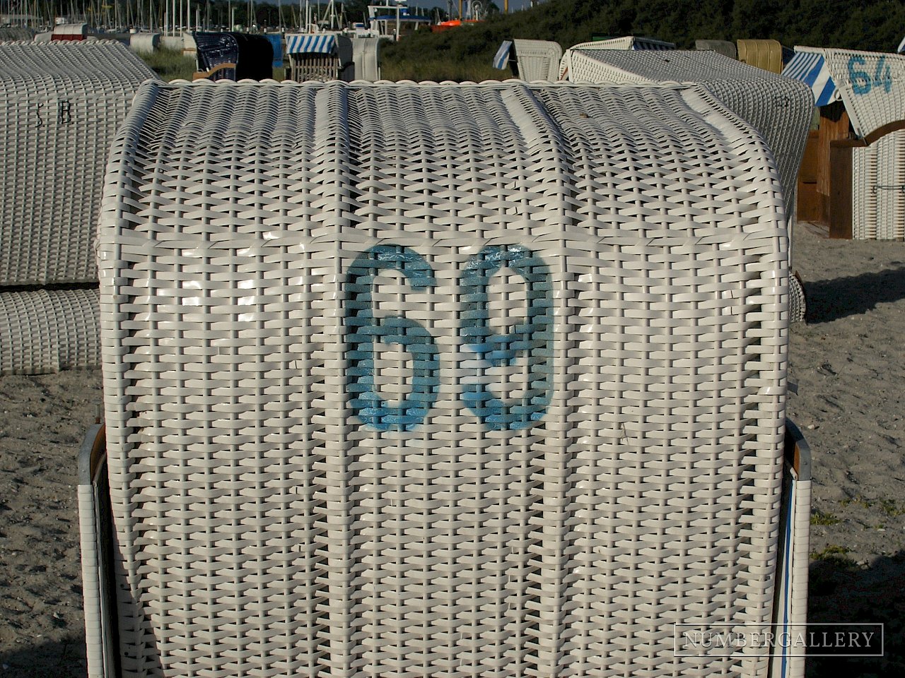 Strandkorb an der Ostsee