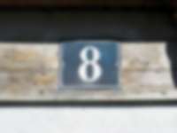 Hausnummer in Lauterbrunnen