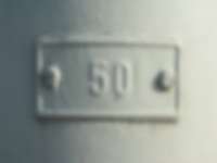 Pfostenmarkierung in Frankfurt am Main