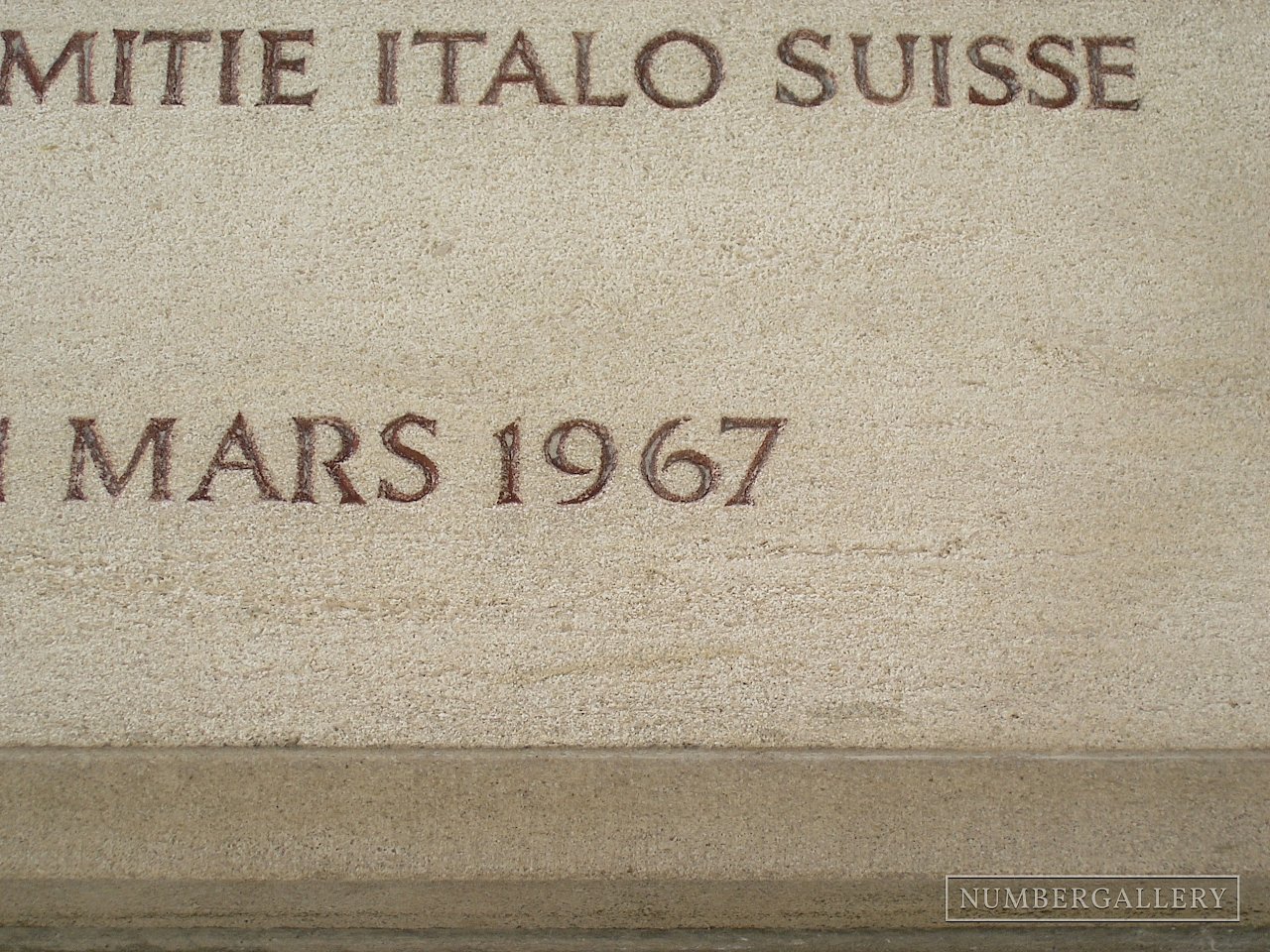 Inschrift in Genf / Genève