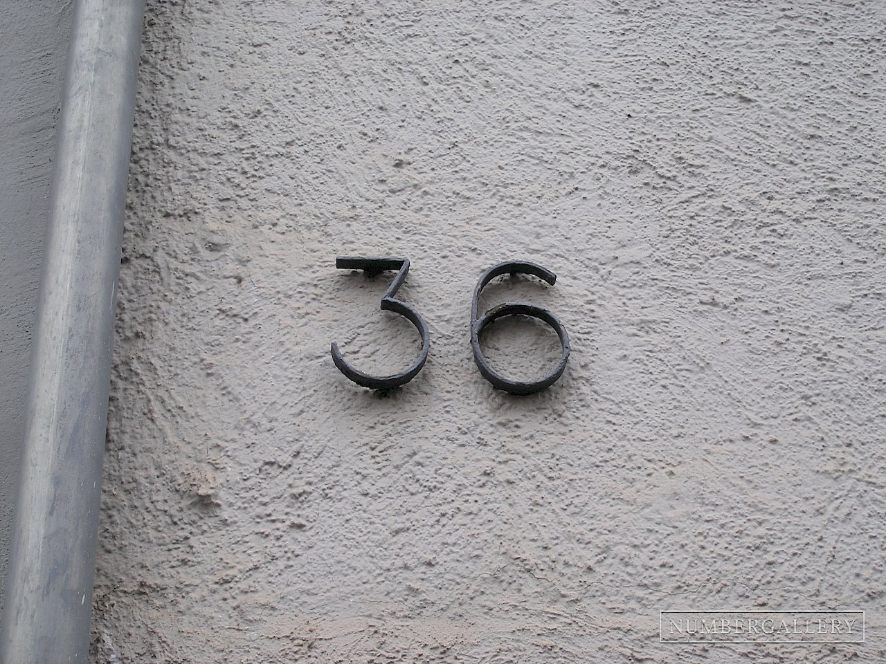Hausnummer in Augsburg