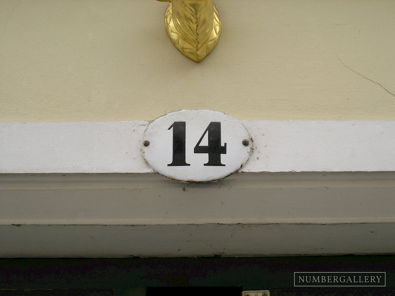 Hausnummer in Dresden