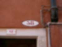 Hausnummer in Venedig / Venice