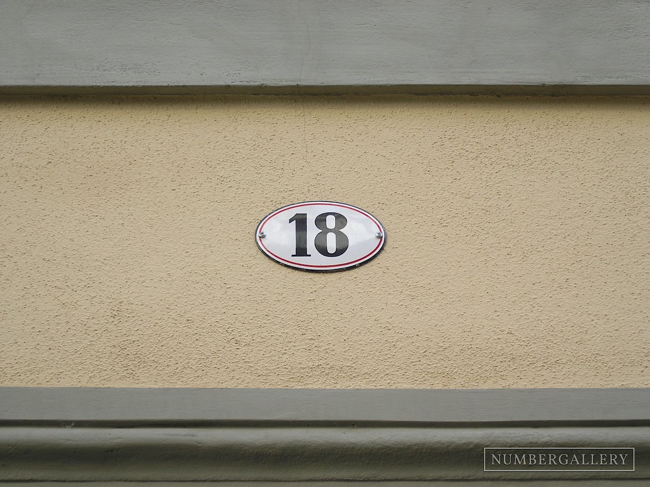 Hausnummer in Konstanz