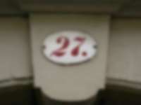 Hausnummer in Zittau