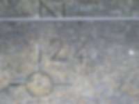 Markierung mit Drahtseil