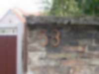 Hausnummer in Ladenburg