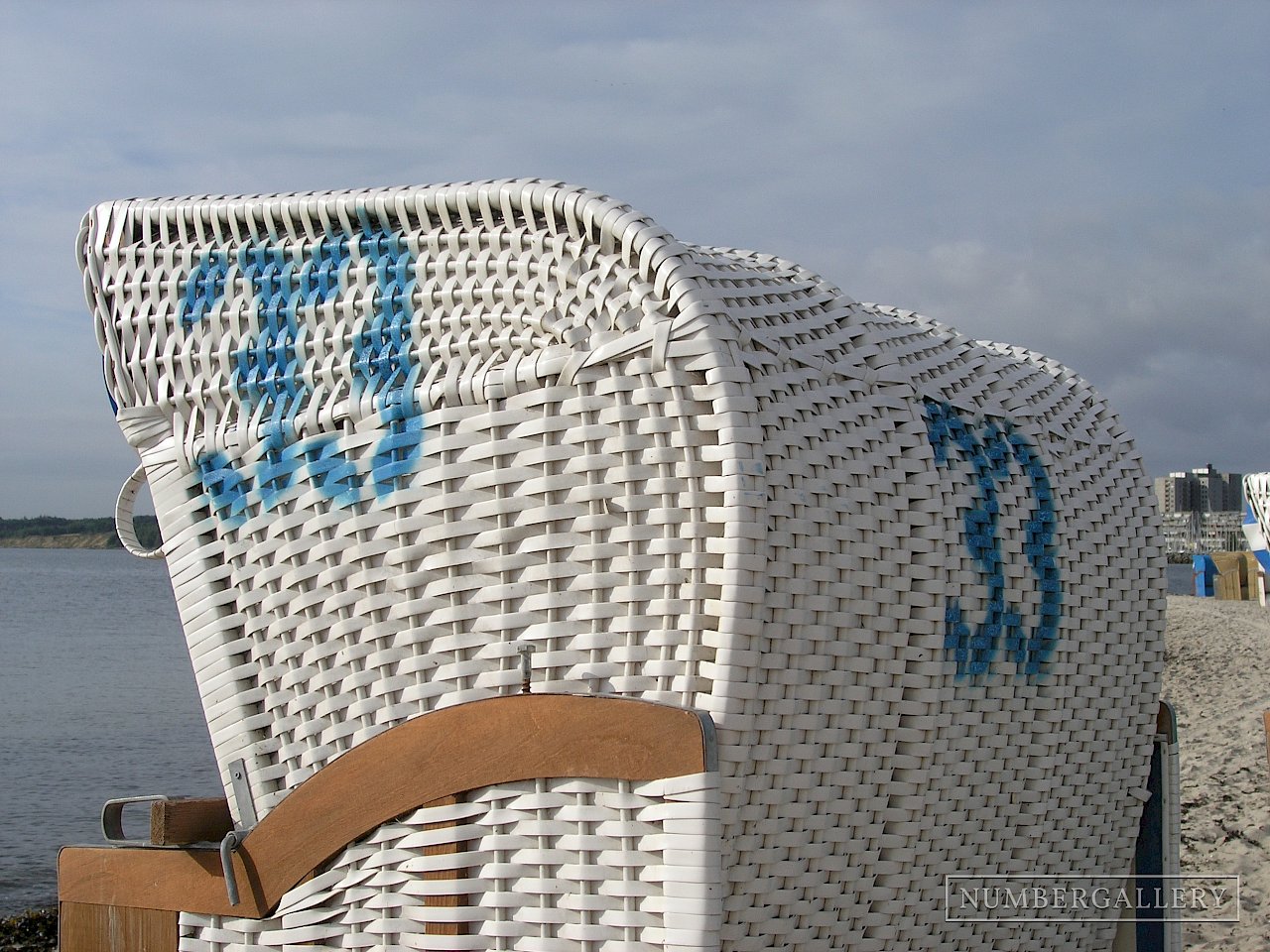 Strandkorb an der Ostsee