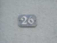 Hausnummer in Ladenburg