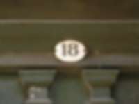 Hausnummer in Altenburg