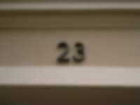 Hausnummer in Augsburg