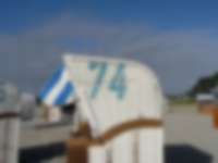 Strandkorb an der Ostsee