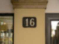 Hausnummer in Lugano