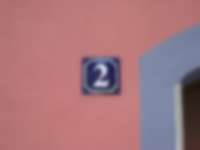 Hausnummer in Meißen