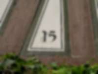 Halbes Dreieck – Zahl zwischen Fachwerkbalken