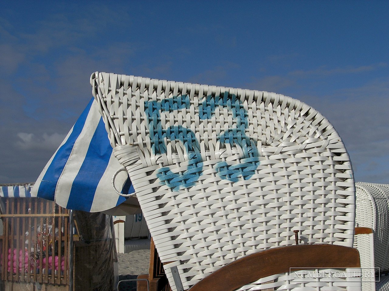 Strandkorb an der Ostsee