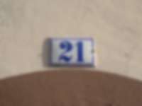 Hausnummer in Villingen