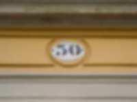 Hausnummer in Dresden