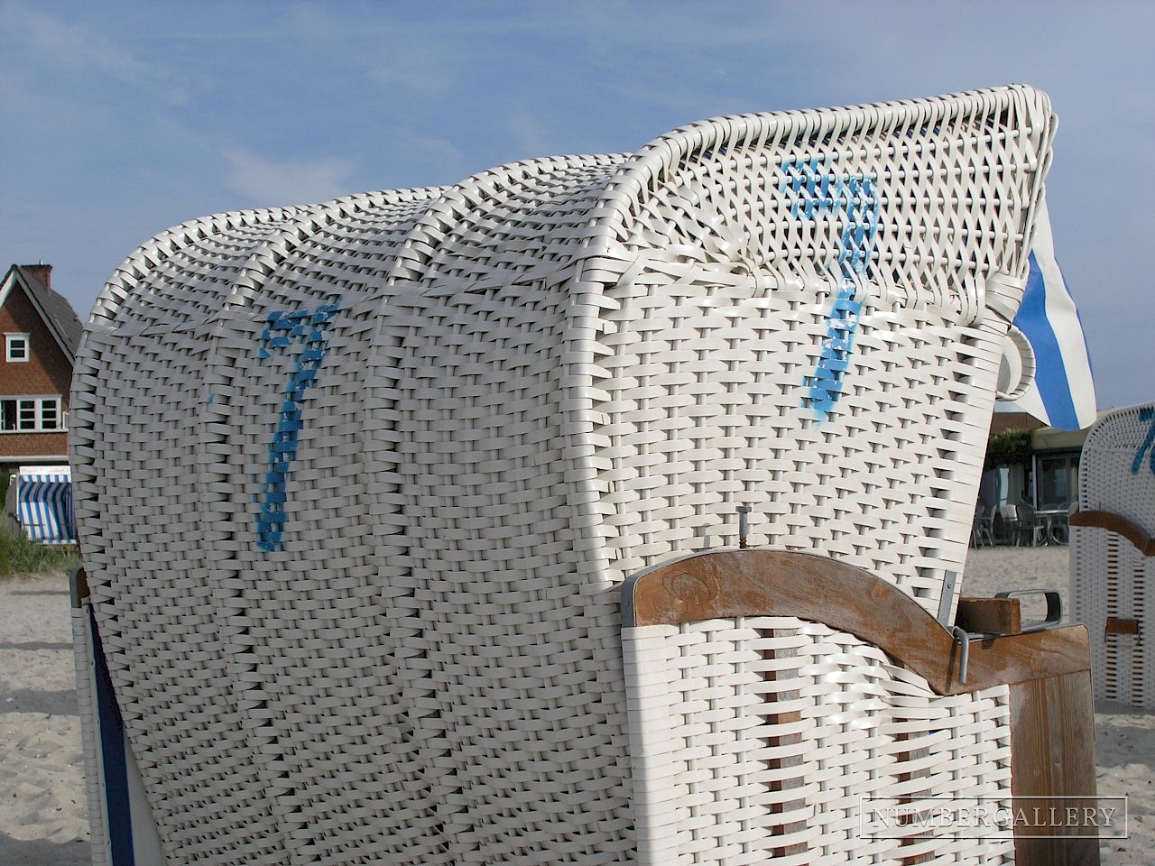 Strandkorb an der Ostsee